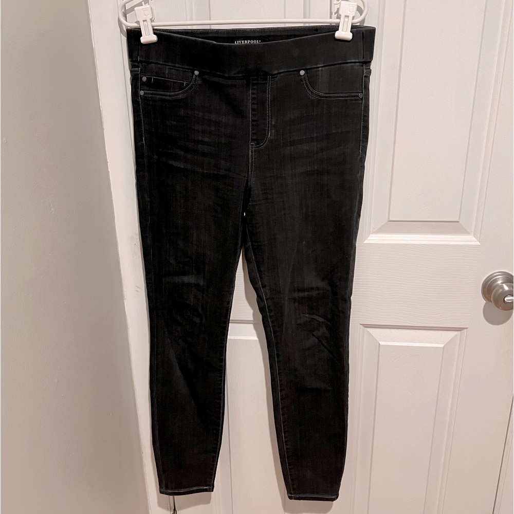 Elastic Waist Skinny Jeans- Liverpool- Size 10